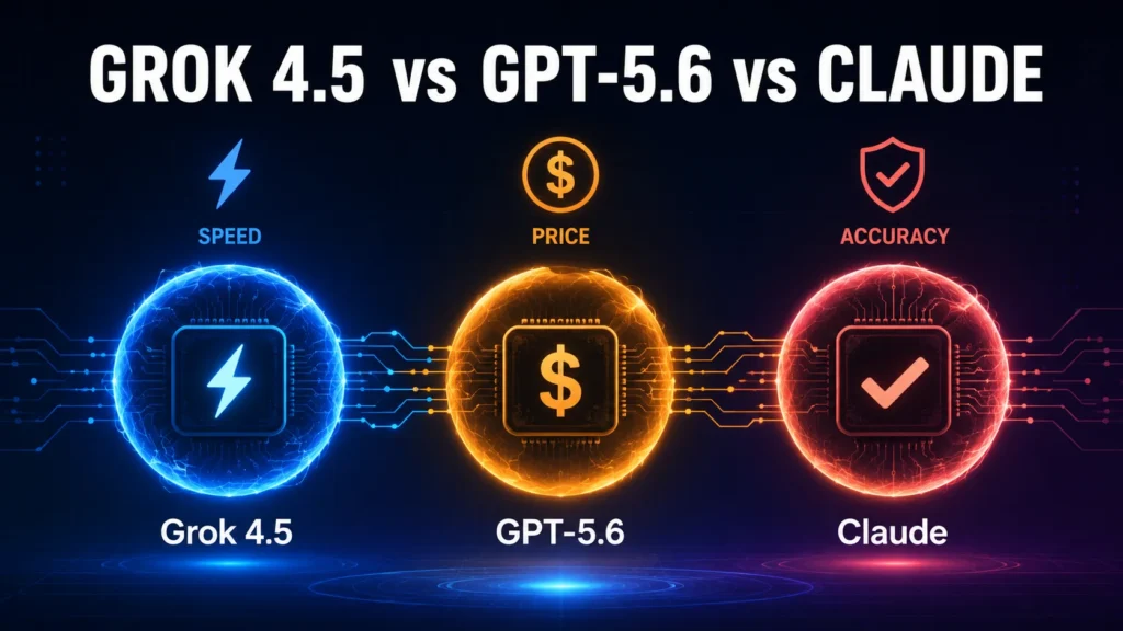 Grok 4.5 vs GPT-5.6 vs Claude: Which AI Model Wins in 2026?