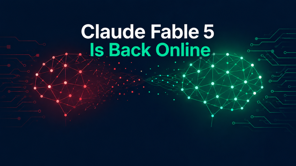 Claude Fable 5 Is Back Online: What Actually Happened