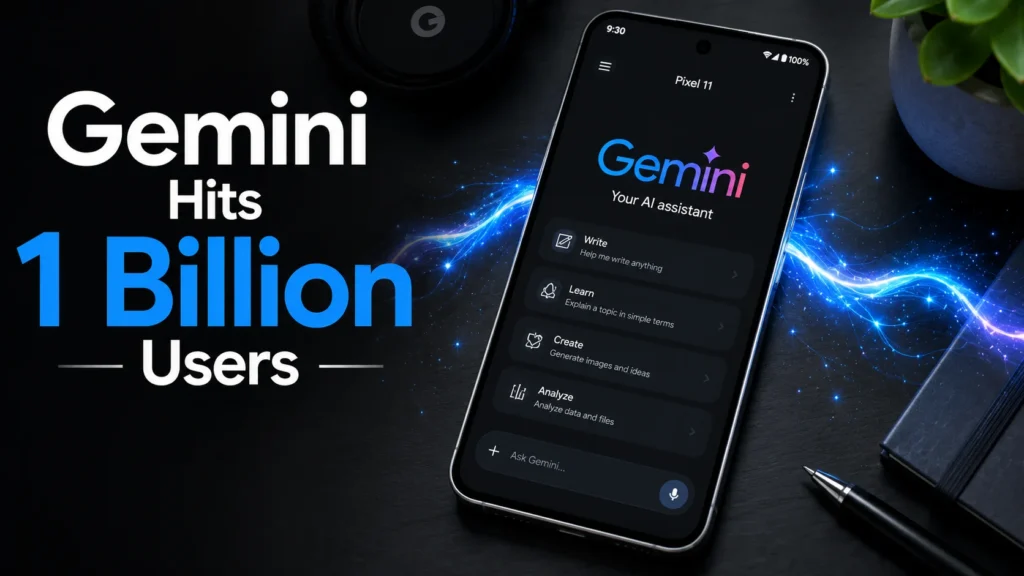 Gemini Hits 1 Billion Users Right As the Pixel 11 Launches — Here’s the Real Story